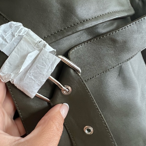 ANINE BING Leather Monroe -Oversized Style- Tag Small - Picture 15 of 16